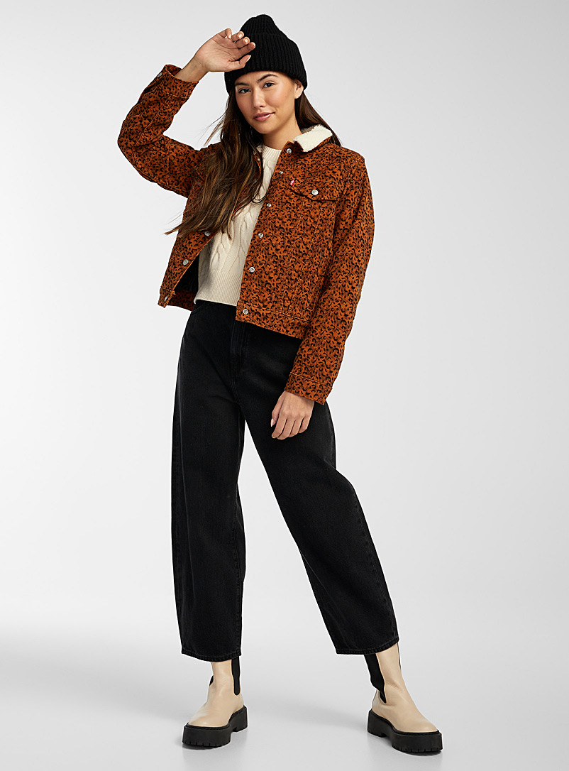 Leopard corduroy jacket | Levi's | Women's Jackets and Vests Fall/Winter  2019 | Simons