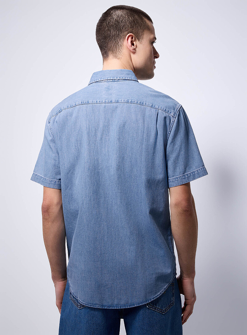 Pale-blue denim shirt Standard fit | Levi's | Shop Men's Solid