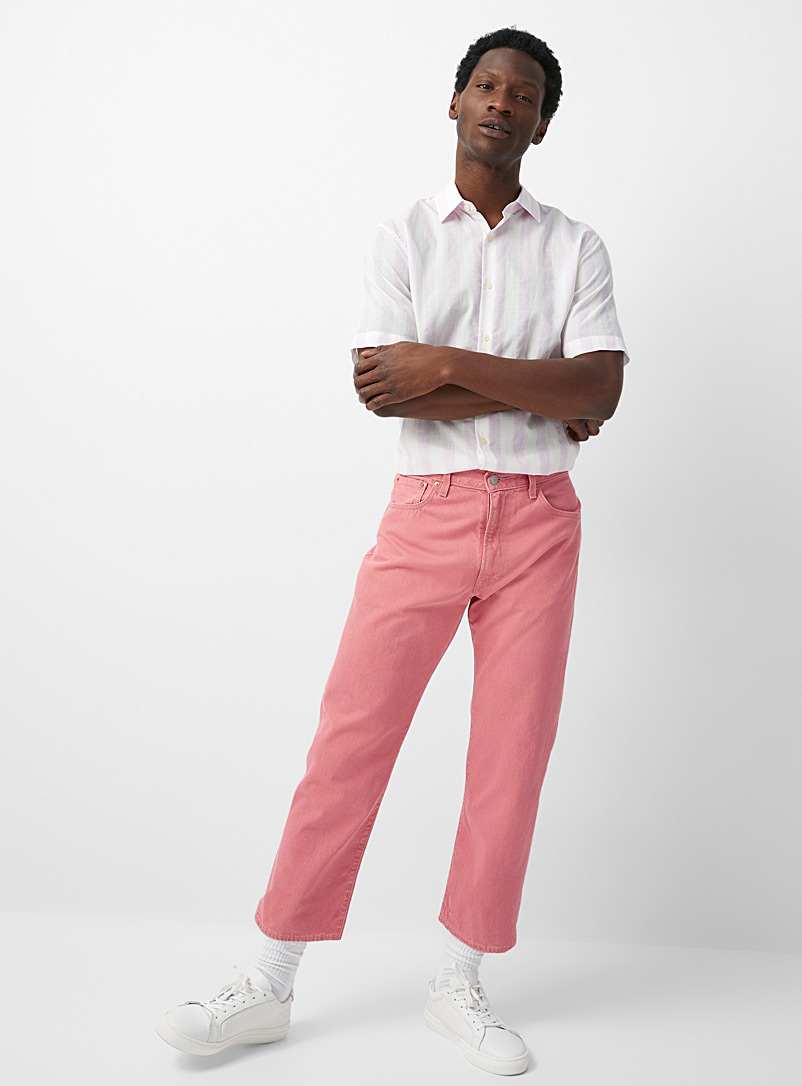 Levi's Dusky Pink Pink denim 551 jean Straight fit for men