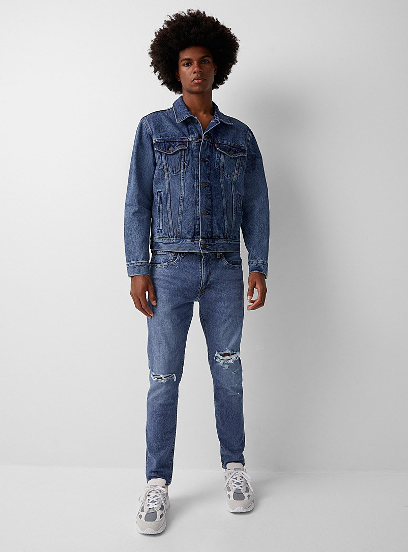 Levi's Baby Blue Ripped 512 jean Slim fit for men