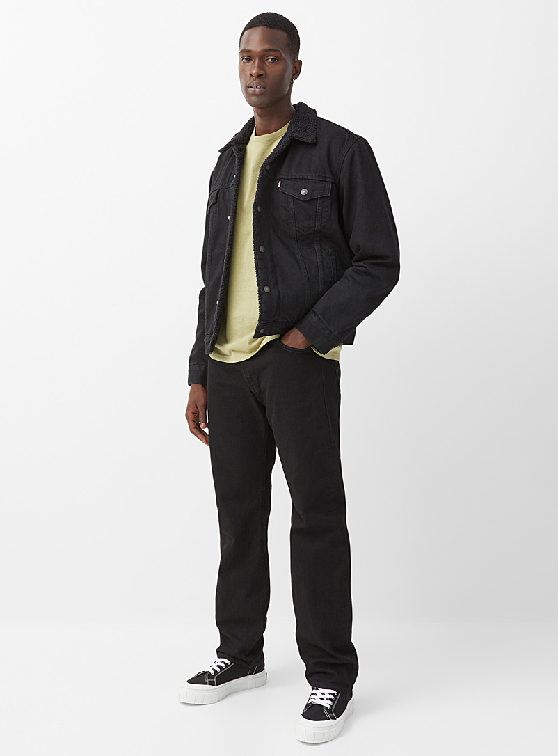 Levi's Black 93 deep-black 501 jean Straight fit for men