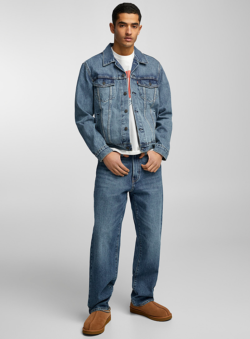 Levi's: La veste de jean Trucker Bleu pâle-bleu poudre pour homme
