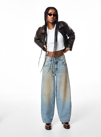 Levi's: Le jean ballon super ample Effet sali pour femme