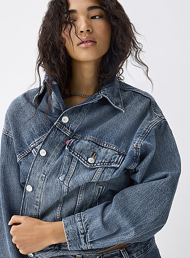 Trucker boxy jean jacket