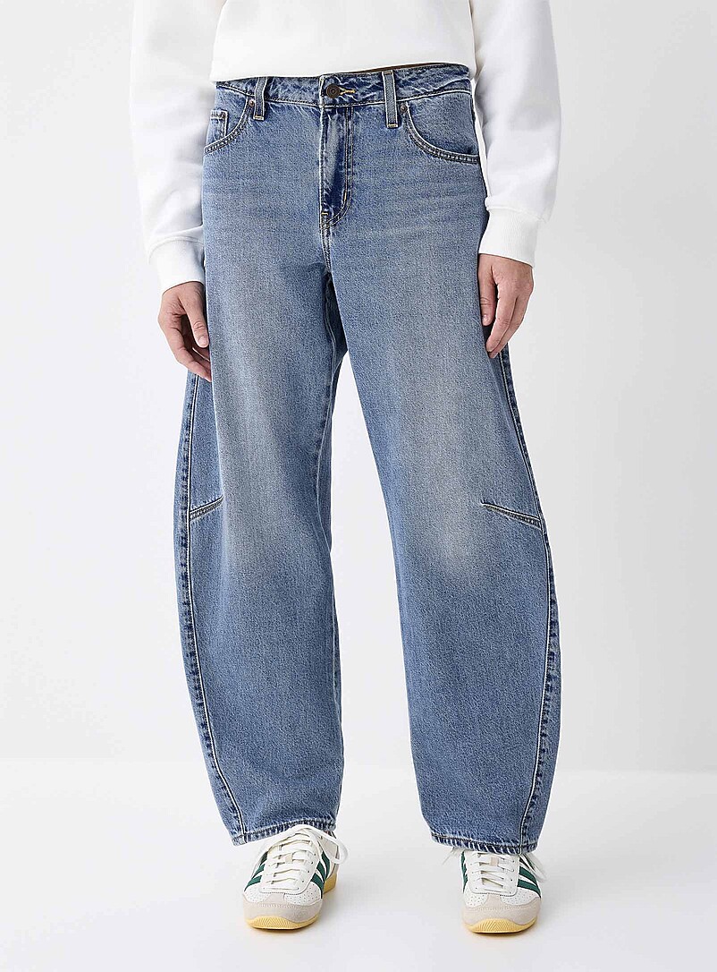 Levi's: Le jean ballon ample p'pa Bleu royal - Saphir pour femme