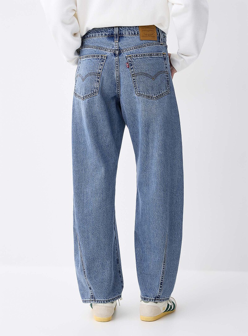 Levi's: Le jean ballon ample p'pa Bleu royal - Saphir pour femme