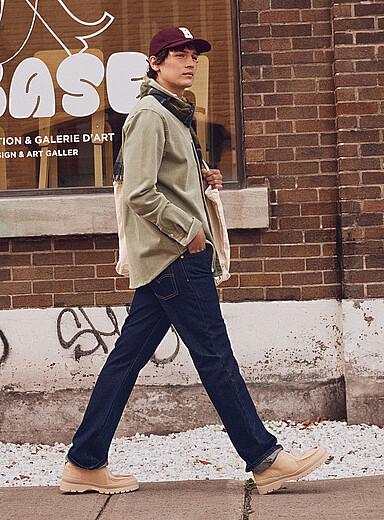Levi's: Le jean indigo 517 <b>Coupe semi-&eacute;vas&eacute;e</b> Bleu fonc&eacute; - Indigo pour homme
