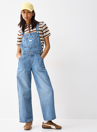 La salopette baggy denim