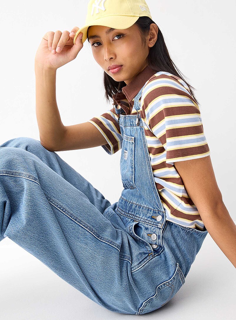 Baggy denim overalls | Levi's | Shop Women's Denim Overalls Online
