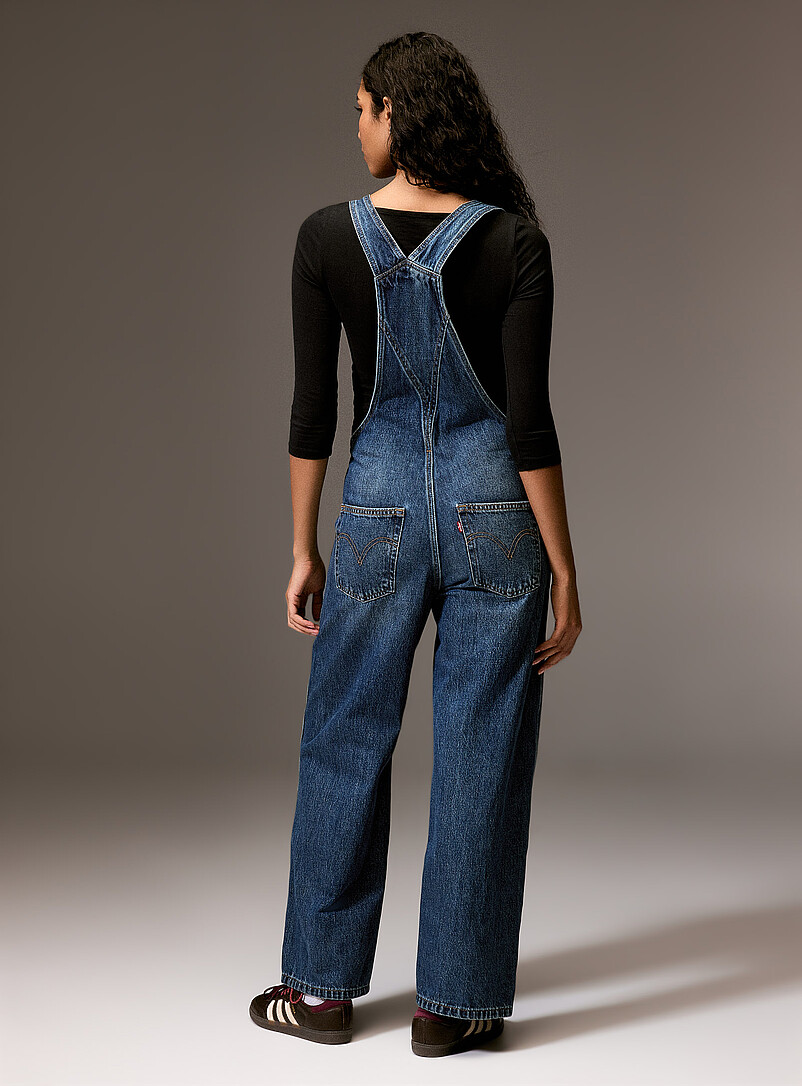 Baggy denim overalls | Levi's | Women's Jumpsuits | Simons
