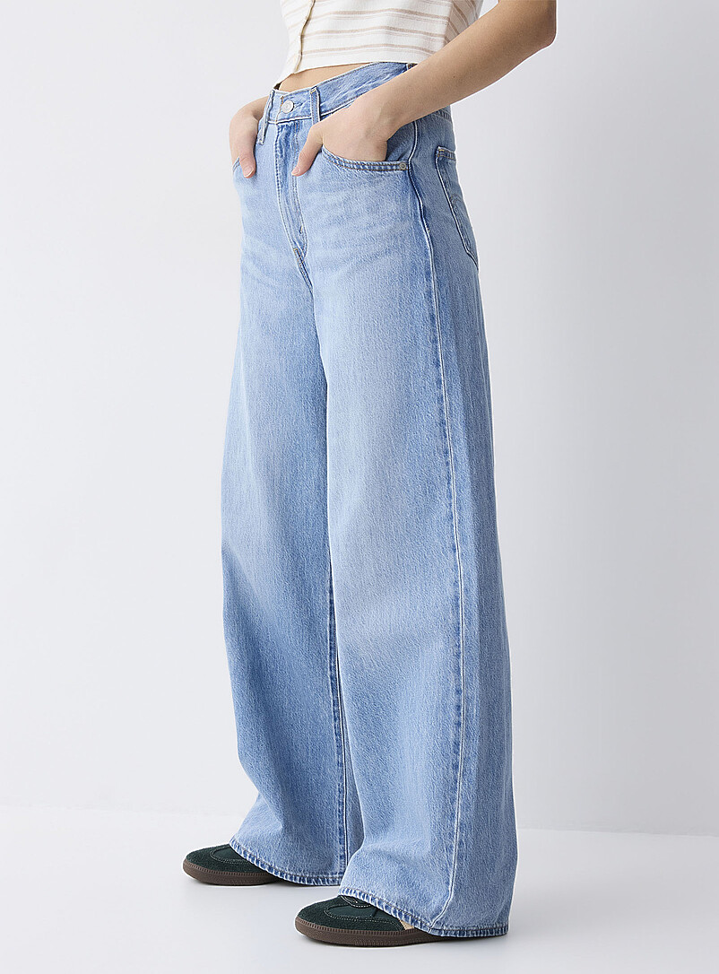 Levi's Light blue Cinch ultra-wide-leg jean for women