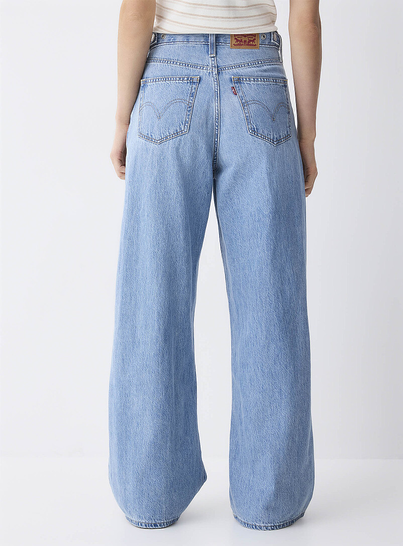 Levi's Light blue Cinch ultra-wide-leg jean for women