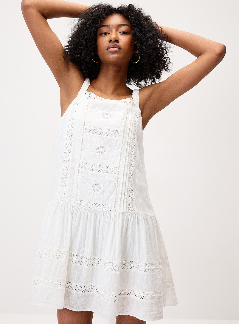 Levi's: La minirobe broderie anglaise Kate Blanc pour femme