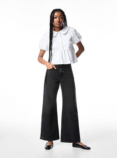 Levi's: Le jean Middy semi-&eacute;vas&eacute; Lav&eacute; clair pour femme