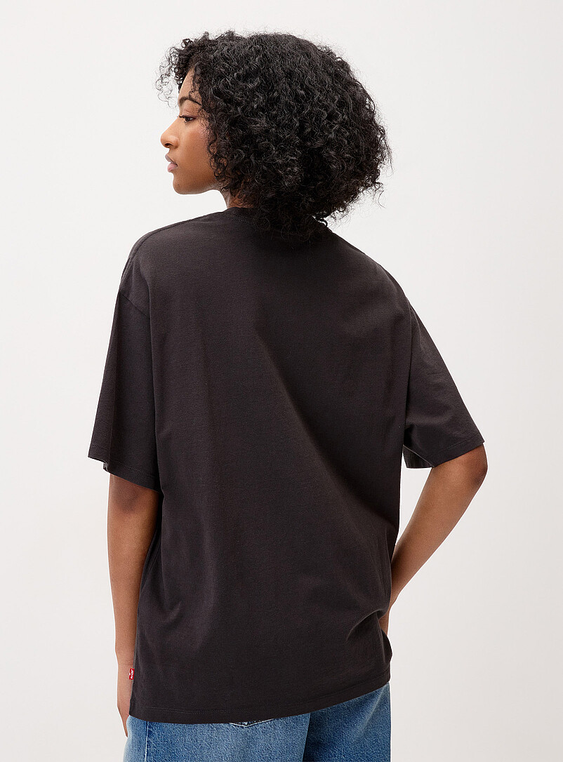 Levi's Charcoal  Cowboy boots T-shirt for women