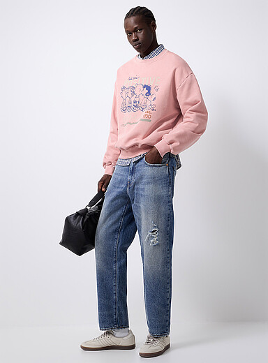 568 distressed jean <b>Loose fit</b>