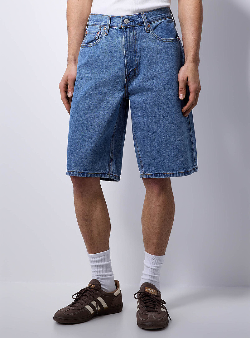 Levi's: Le bermuda jean bleu moyen 469 Bleu pour homme