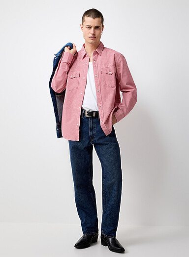 Le jean bleu fonc&eacute; 568 <b>Coupe ample</b>