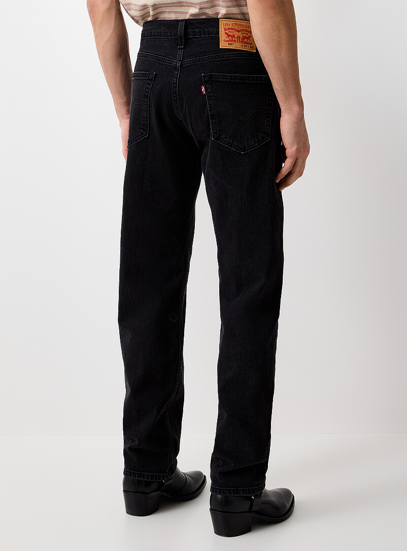 USA製 Levi's 505 Black Denim Pants 36/30 Black 505 jean Straight fit | Levi's | Shop Men's Straight Leg