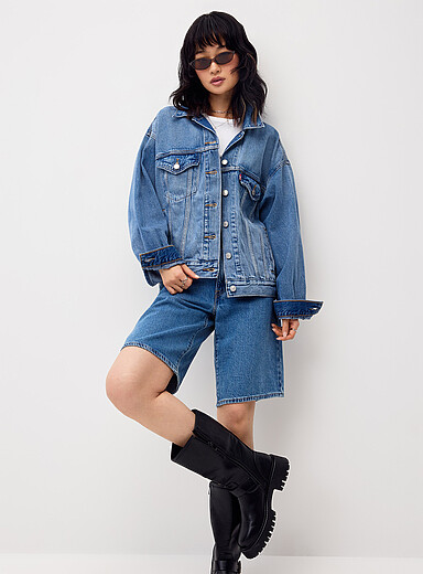 Trucker 90's boxy-fit jean jacket