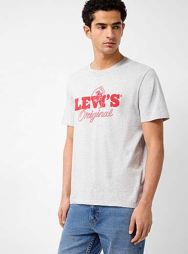Levi's Light Grey Original Levi's T-shirt for men