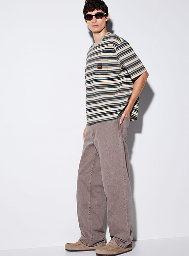 578 faded taupe jean <b>Baggy fit</b>