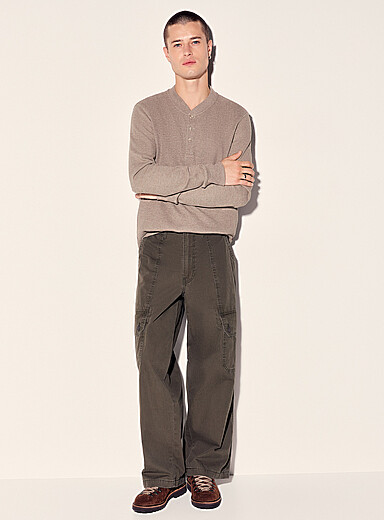 Levi's: Le pantalon cargo <b>Coupe ample</b> Vert pour homme