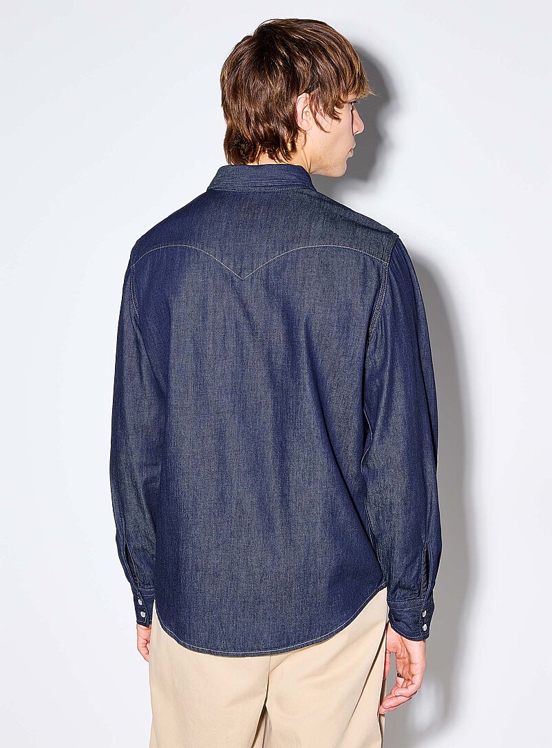 Western denim shirt | Levi's | Shop Men's Solid Shirts Online | Simons