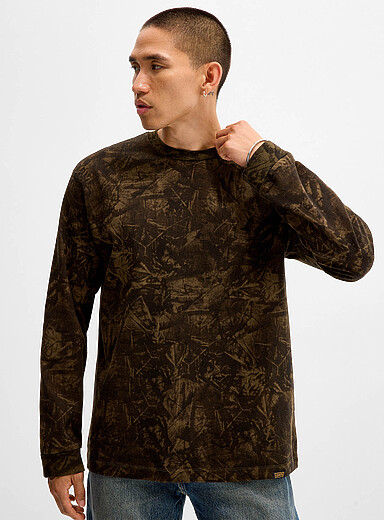 Levi's Mossy Green Camo T-shirt for men