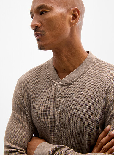 Waffle Henley T-shirt
