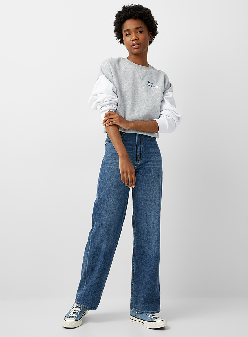 Introducir 73+ imagen levi’s wide leg high waist jeans