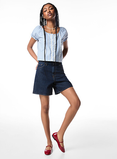 Le short ample taille haute