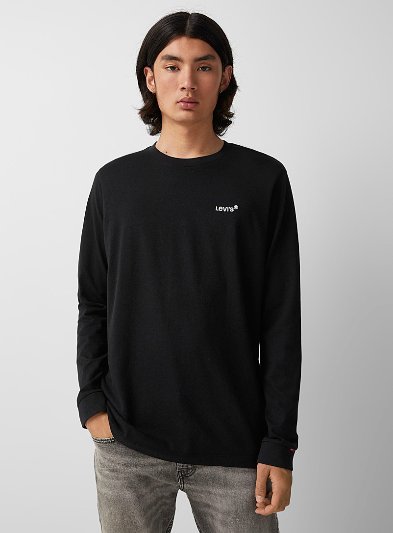 Levi's: Le t-shirt logo contraste Noir pour homme