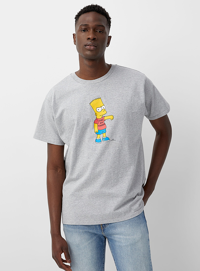 Levi's: Le t-shirt Bart Gris pour homme