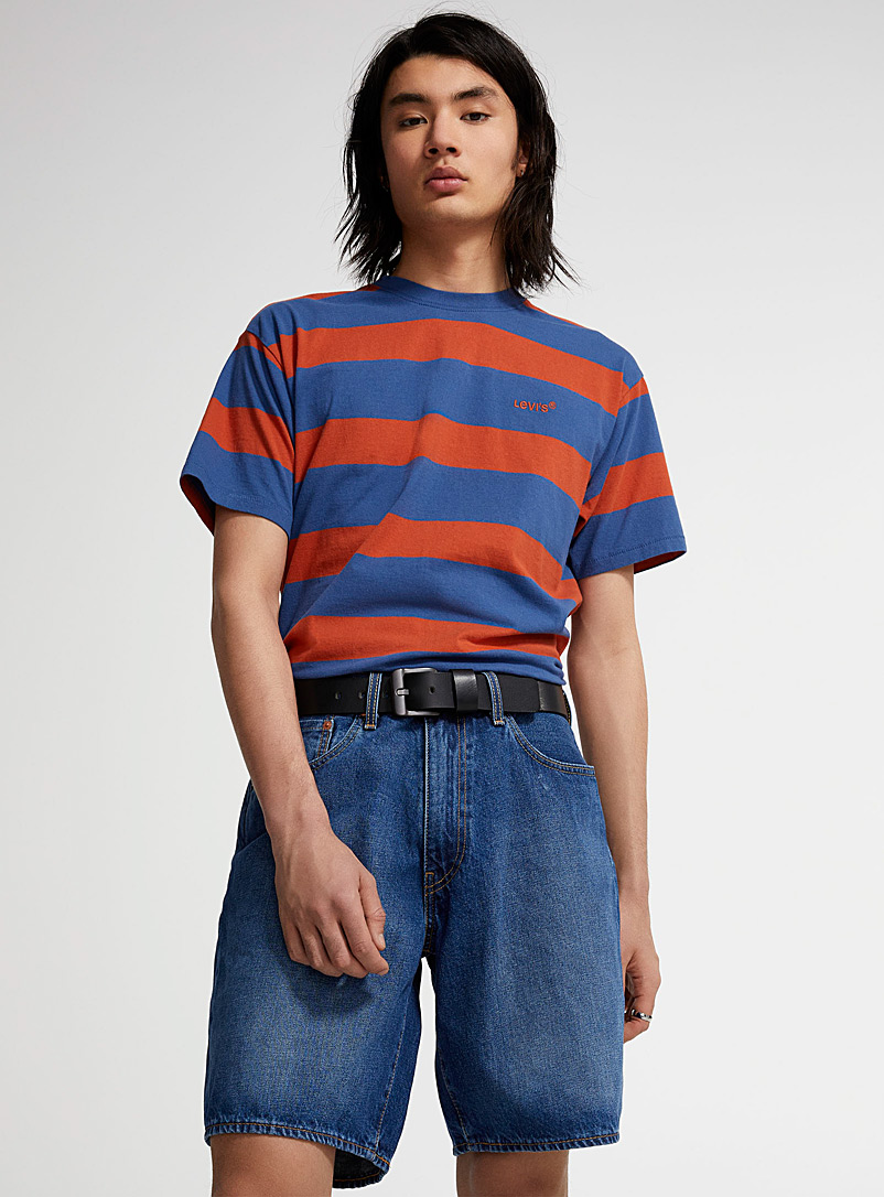 Levi's Marine Blue Wide-stripe T-shirt for men