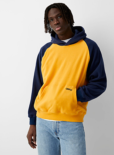 Two-tone polar fleece hoodie | Levi's | Men's Hoodies & Sweatshirts ...