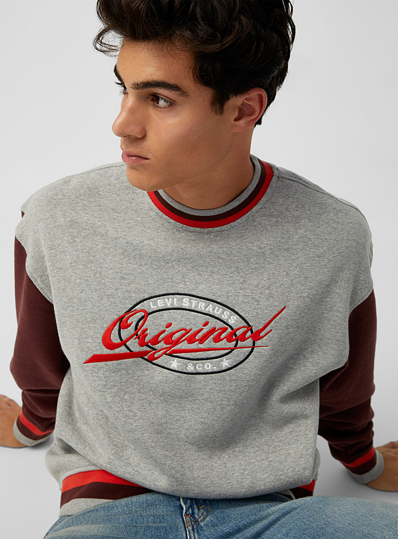 Levi's Grey Original sweatshirt for men