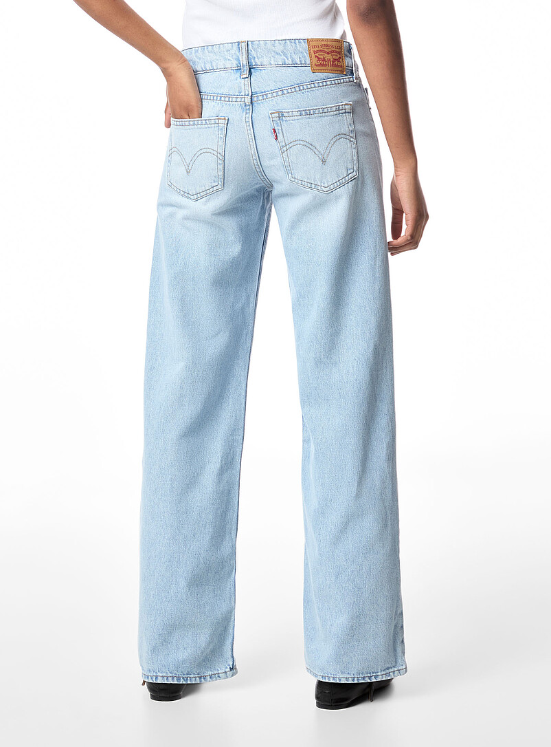 Levi's Light wash Superlow loose jean for women