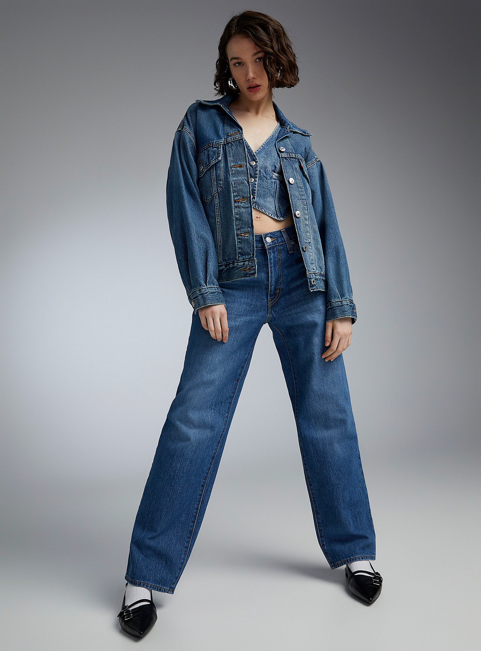 Levi's - Women's Trucker indigo blue jean jacket