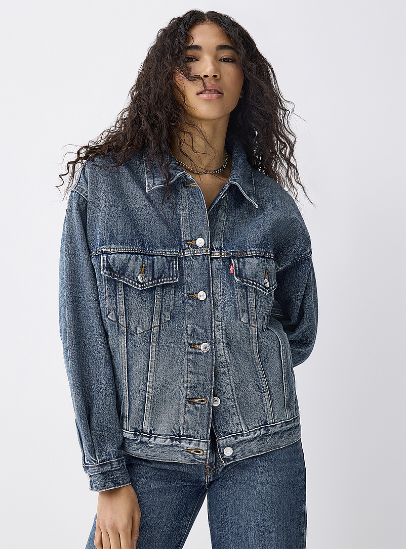 Trucker boxy jean jacket product image 2