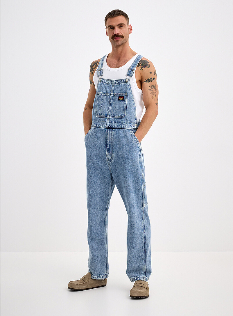 Worker jean overalls Straight fit product image (primary)