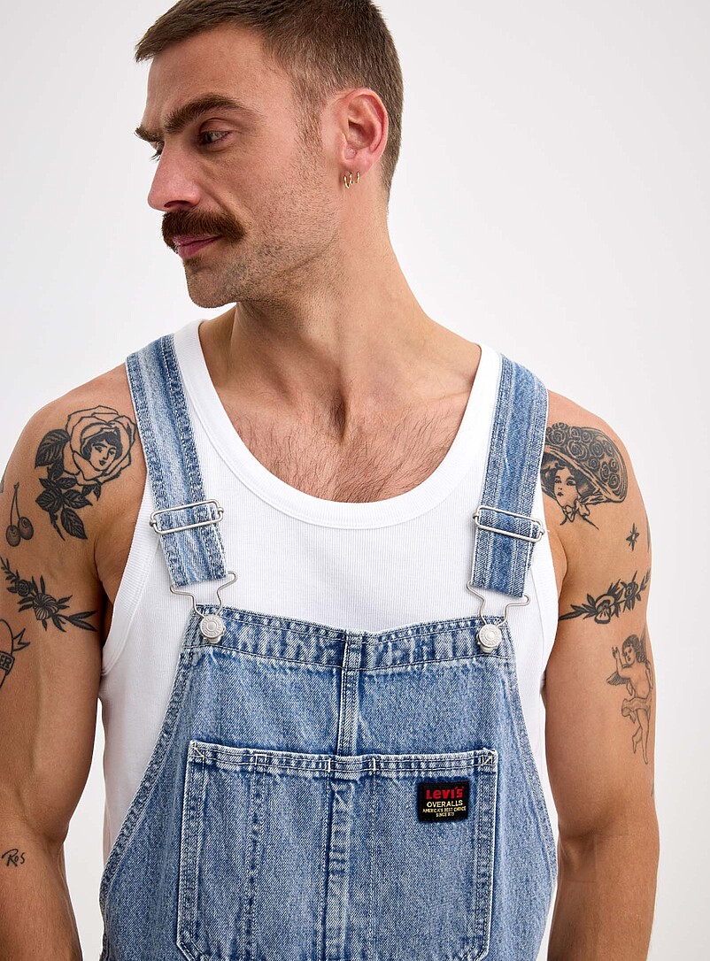 Worker jean overalls Straight fit product image 2