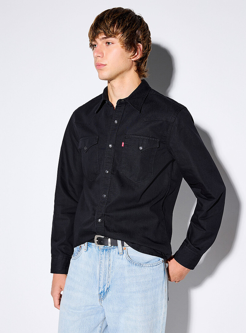 Western denim shirt product image (primary)