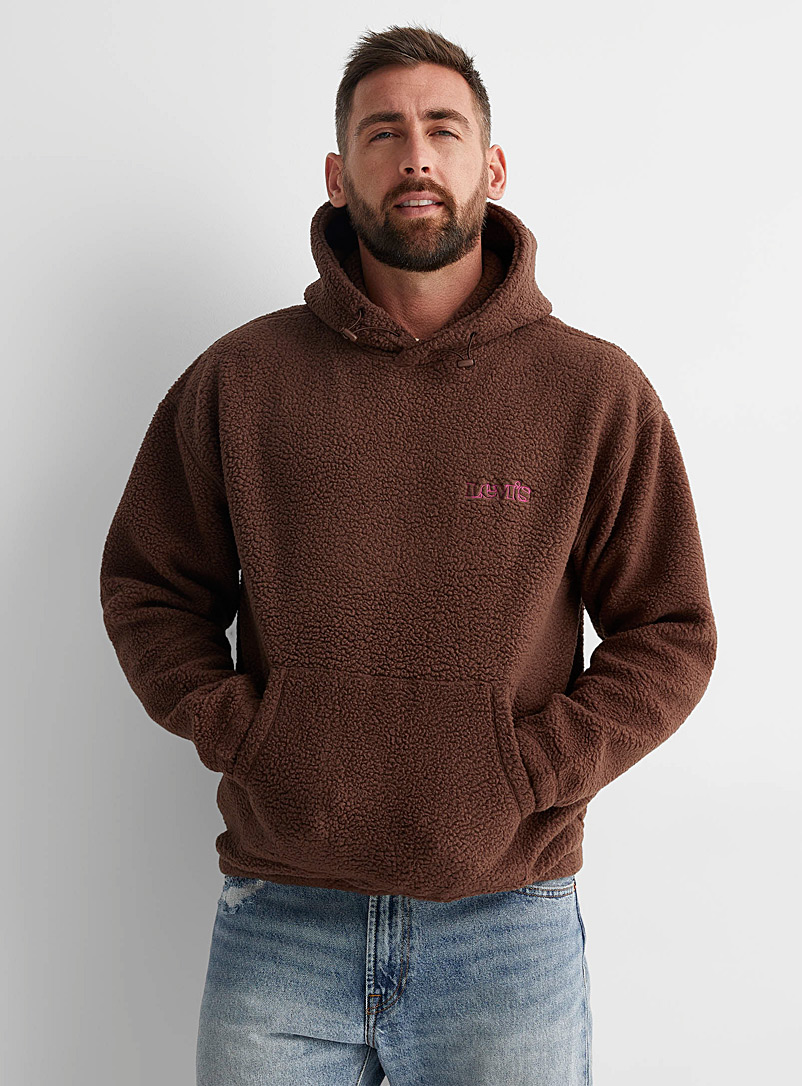 Traced logo sherpa hoodie | Levi's | Men's Hoodies & Sweatshirts | Simons
