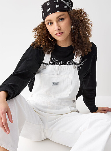 Vintage blue denim overalls product image 3