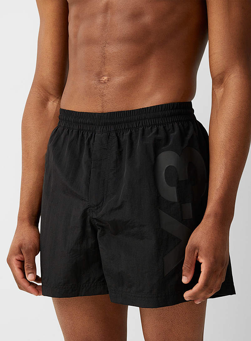 Y-3 Adidas Black Classic black swim shorts for men