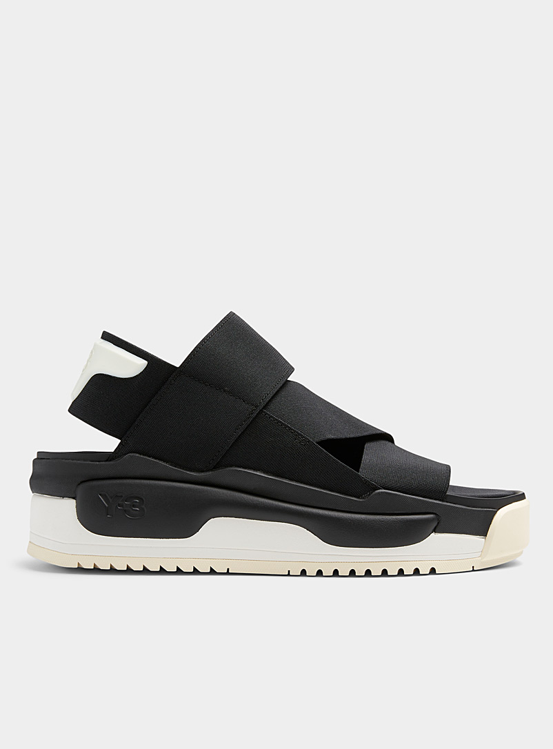 Y-3 Adidas: La sandale Hokori Homme Noir pour homme
