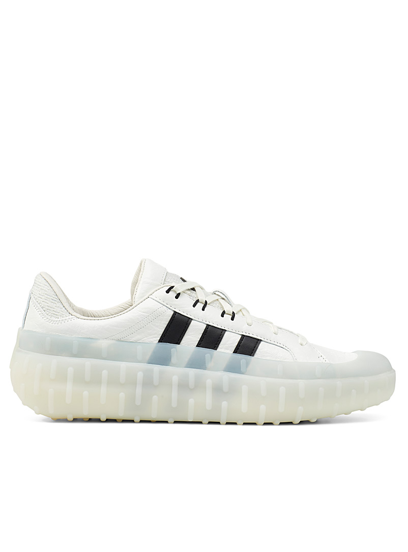 Y-3 Adidas White Black and white GR1P Low sneakers Men for men