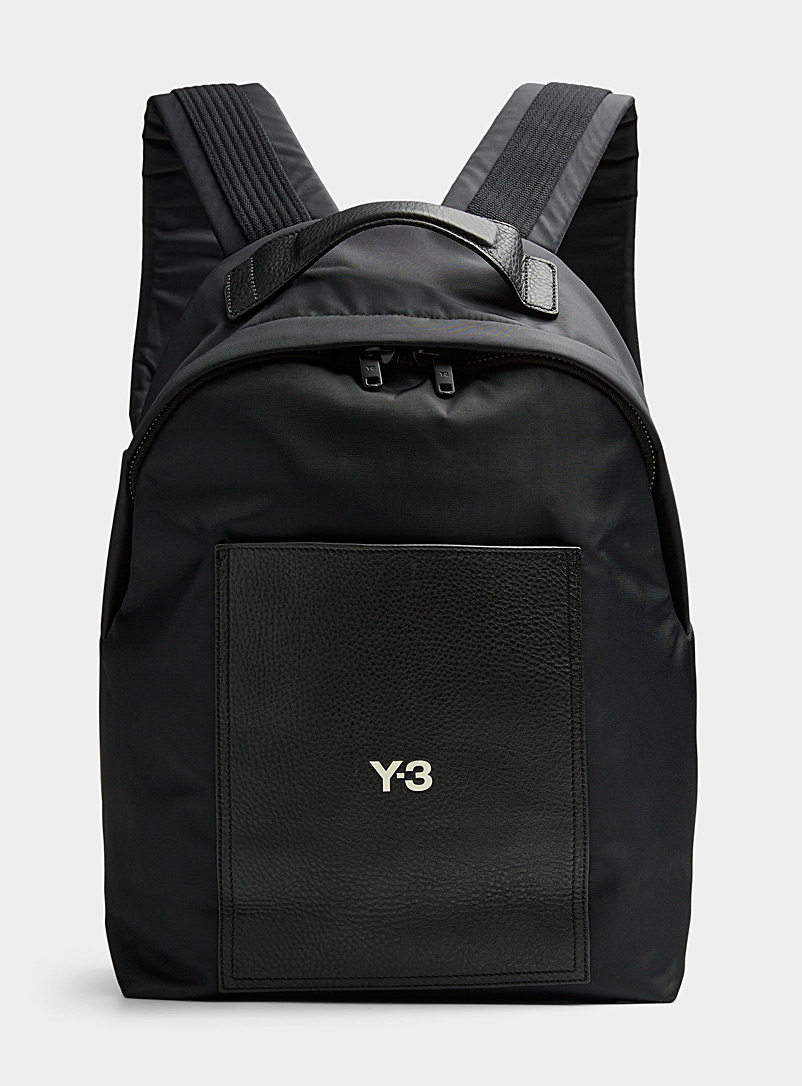 Y-3 Black Y-3 Lux backpack for men