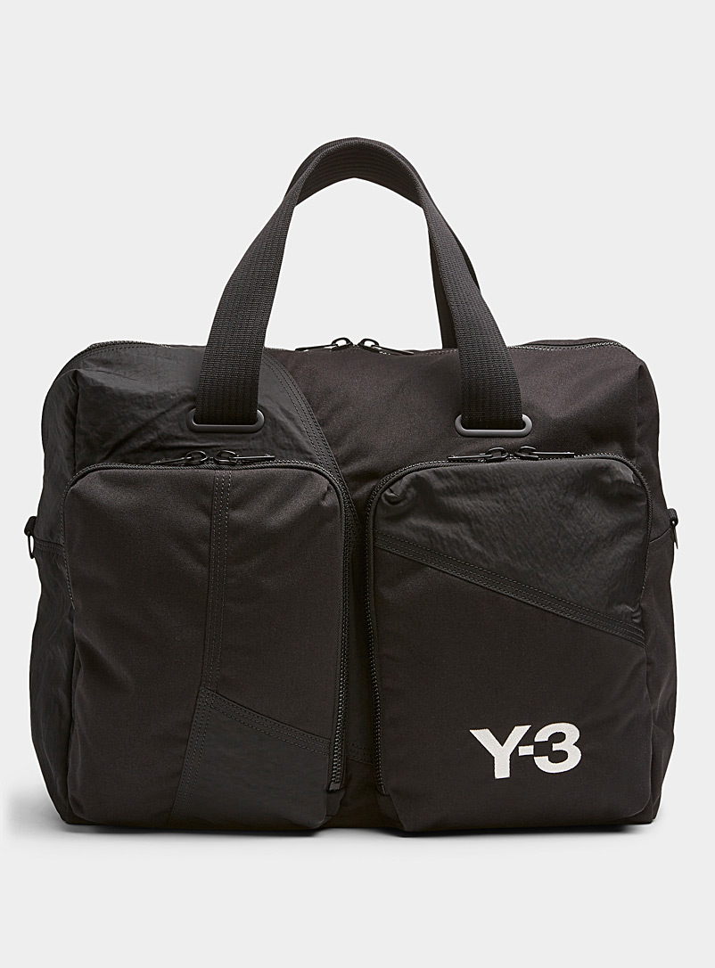 Y-3 Black Y-3 tote bag for men